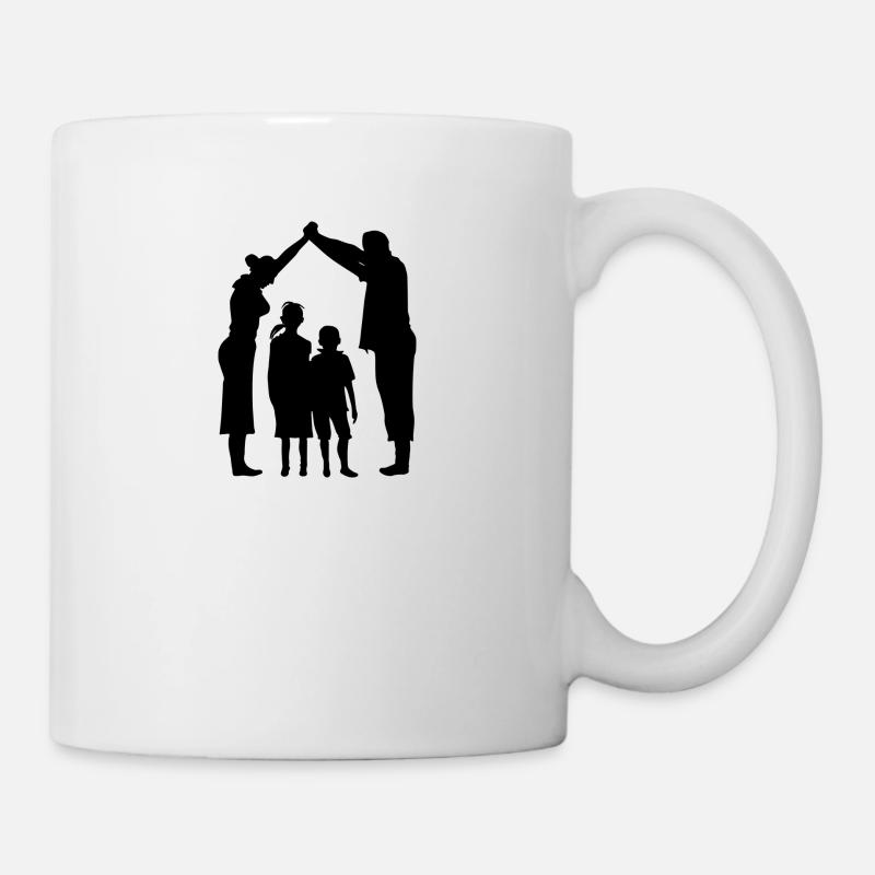 famille - Mug blanc - blanc