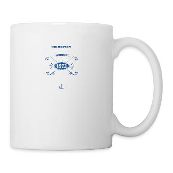 Besten Angler geboren 1972 - Tasse - Weiß - Rechts