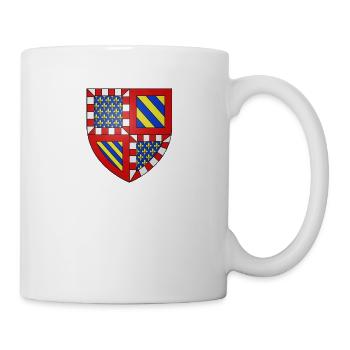 Blason Bourgogne - Mug blanc - blanc - Droite