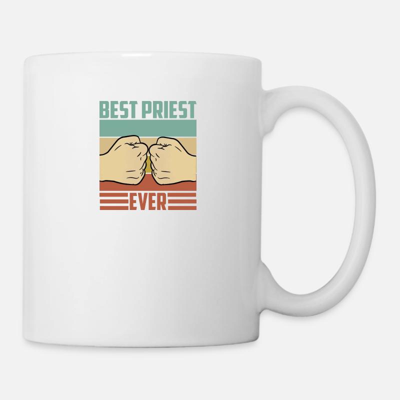 Best priest ever - Mug - white