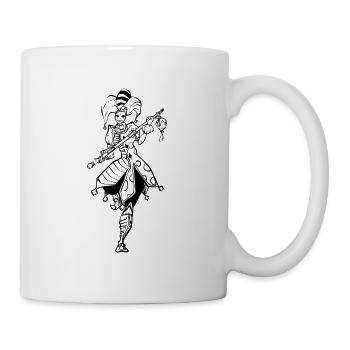 Harlequin Woman - Tarot The FOOL - Mug - white - Right
