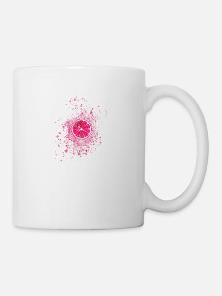 lemon,pink,graffiti,pop-art - Mug - white
