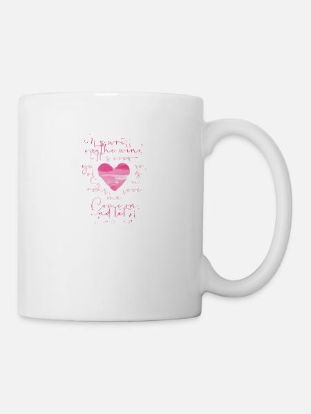 pink, herz, graffiti, rosa,schrift,zeichnung - Tasse - Weiß