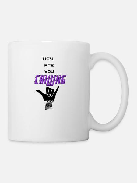 CHILLING-T-SHiRT - Mug - white