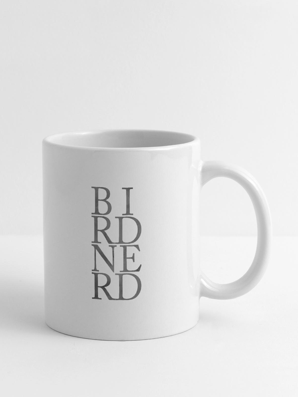 BIRDNERD - Tasse - Weiß - Rechts