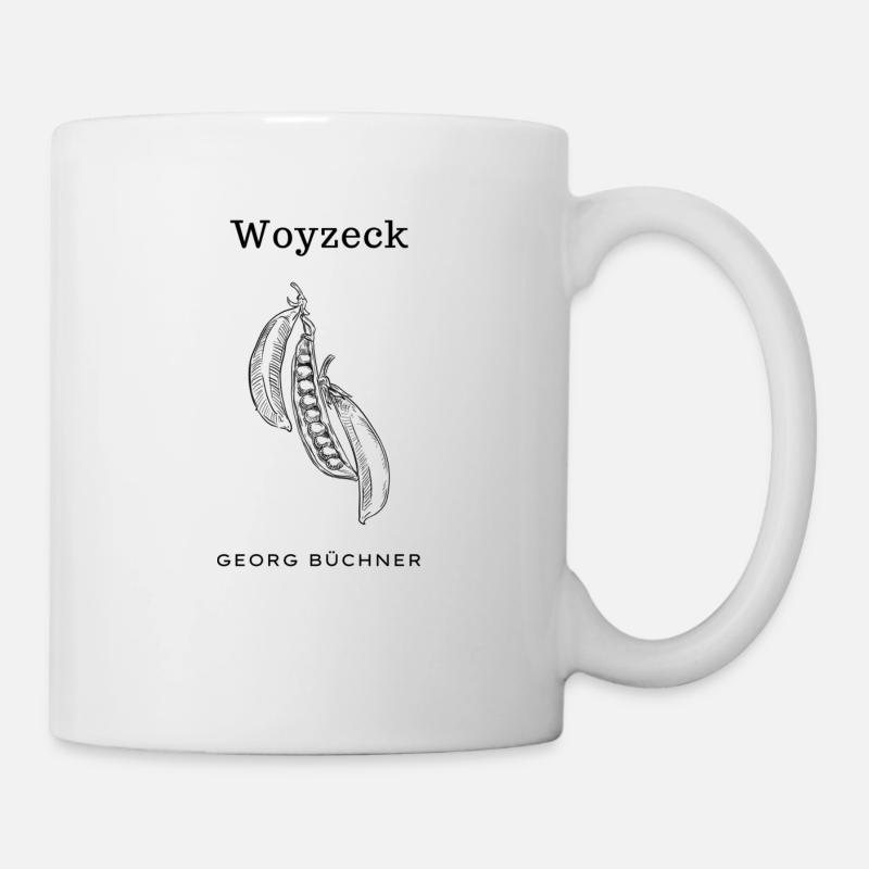 Woyzeck - Georg Büchner - Deutschlehrer - Tasse - Weiß