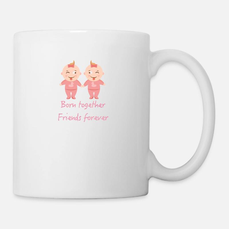 Jumeaux, soeurs jumelles, soeurs jumelles - Mug blanc - blanc