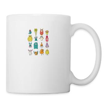 16 Divers Monstre Halloween 2017 Cadeaux - Mug blanc - blanc - Droite