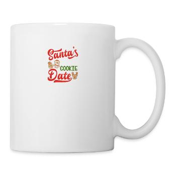 Sankt kleines Plätzchen-Datum - Tasse - Weiß - Rechts
