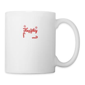 Ich kann dich auf die freche Liste bringen - Tasse - Weiß - Rechts