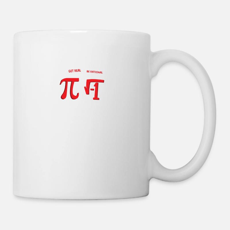 Math Gift Rational Pi School Teacher Plus number - Mug - white