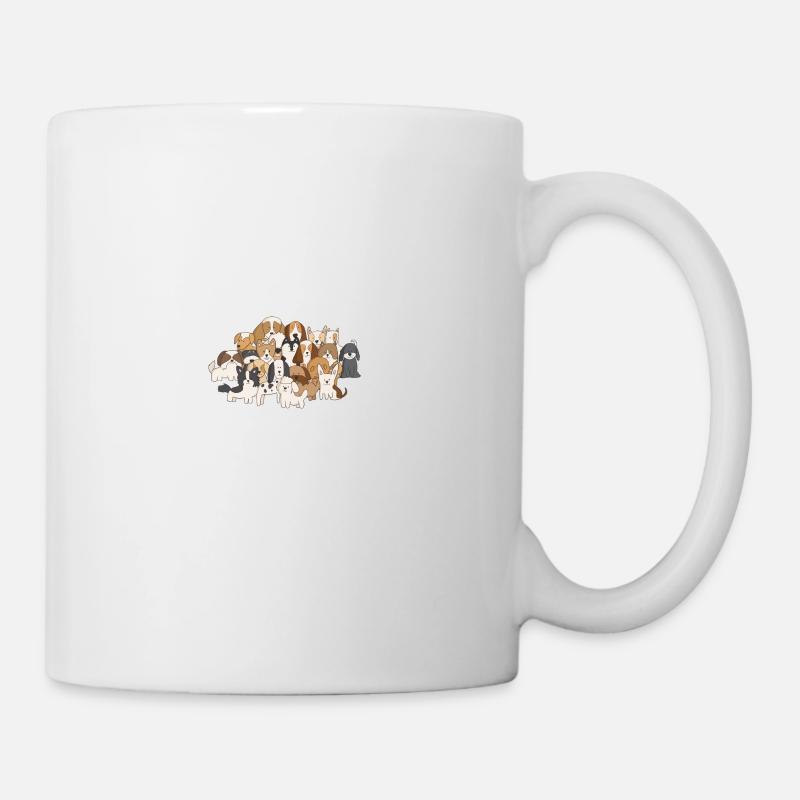 VOR 20 HUNDE WAR ICH NORMAL! Hund Geschenk - Tasse - Weiß