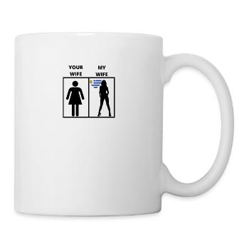 Uruguay geschenk my your wife - Tasse - Weiß - Rechts