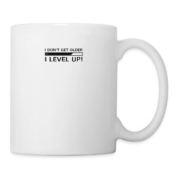 I Level Up! Gamer T-shirt - Mug blanc - blanc - Droite