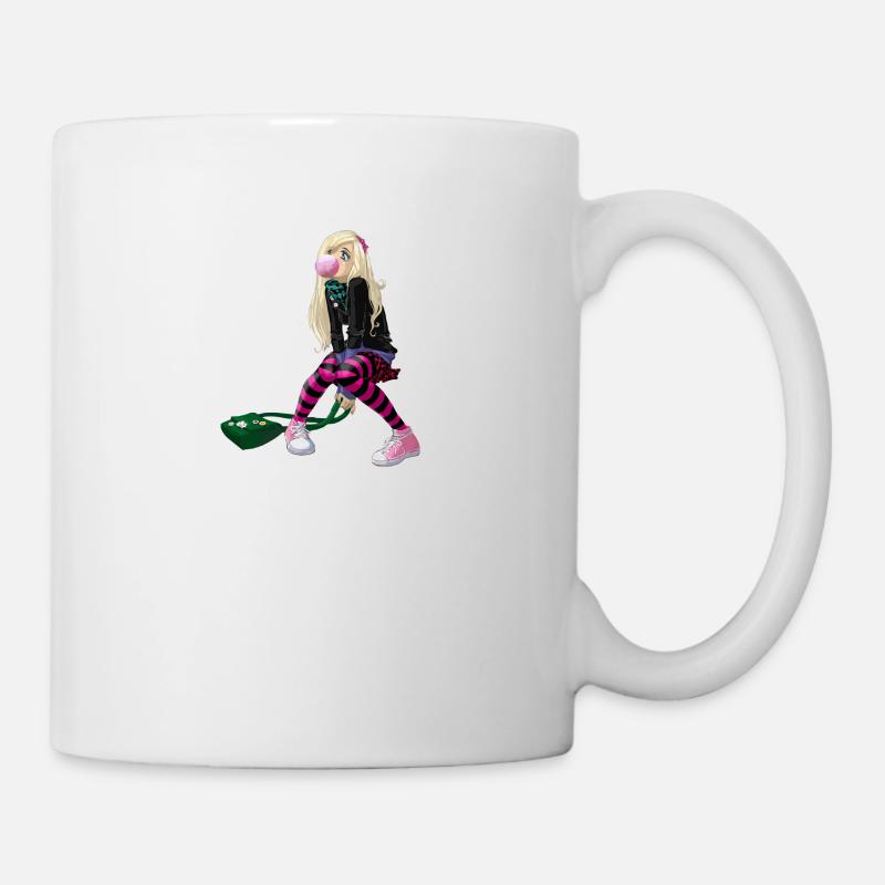 Manga Fille - Mug blanc - blanc