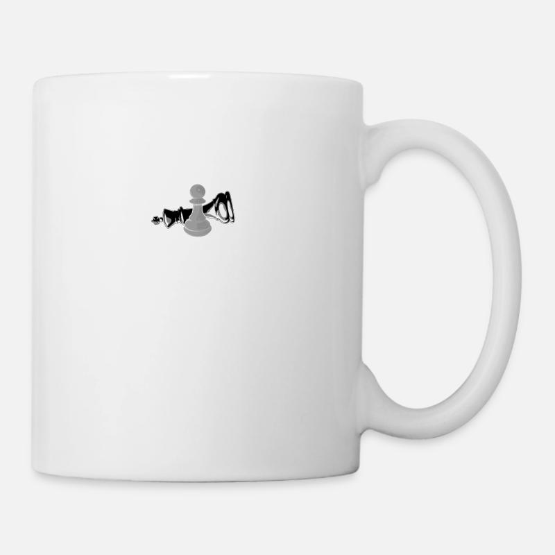 Echecs - Pièce d'échecs - Mug blanc - blanc