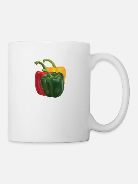 Paprika - Tasse - Weiß