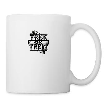 Trick or Treat Glücklicher Halloween Horror Design - Tasse - Weiß - Rechts