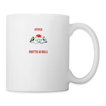 ne jamais sous-estimer AFRIQUE DU SUD - Mug blanc - blanc - Droite