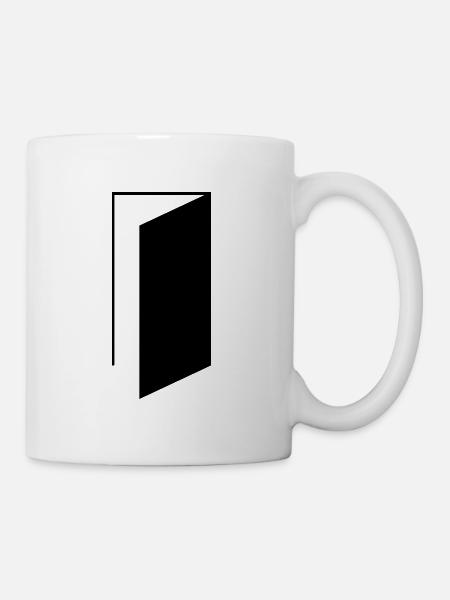 Tür - Tasse - Weiß