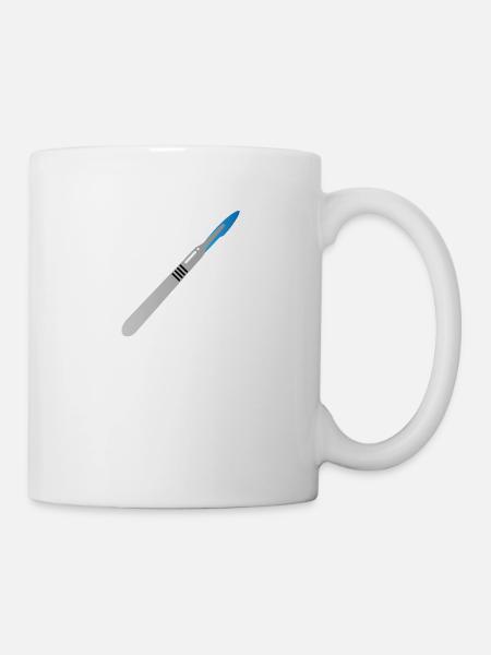 Skalpel - Tasse - Weiß