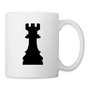 Chess tower - Mug - white - Right