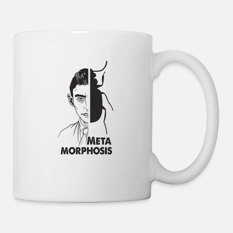 Franz Kafka Tshirt Kafkaesque Métamorphose - Mug blanc - blanc