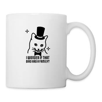 Pensées de chat - Mug blanc - blanc - Droite