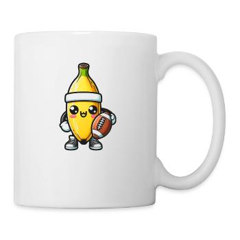 Football Banane - Tasse - Weiß - Rechts