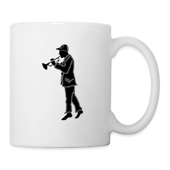 trompettiste - Mug blanc - blanc - Droite