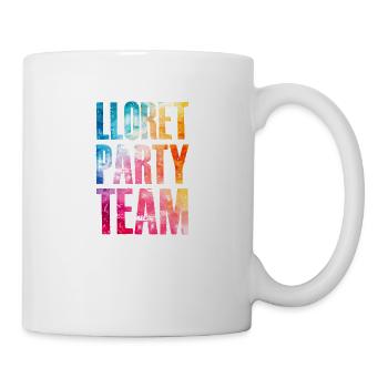 Lloret De Mar Party Team Bunt - Tasse - Weiß - Rechts