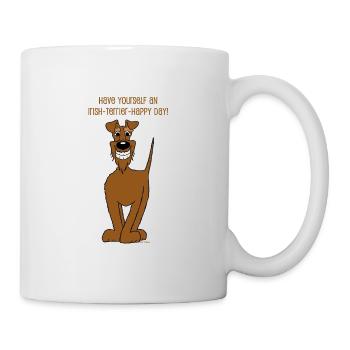 Irischer Terrier Smile - Tasse - Weiß - Rechts