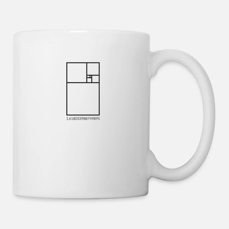 Fibonacci - Tasse - Weiß