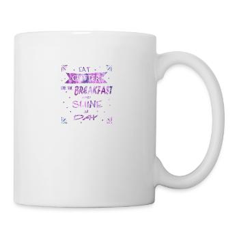 Eat Glitter radiate Unicorn queen - Tasse - Weiß - Rechts