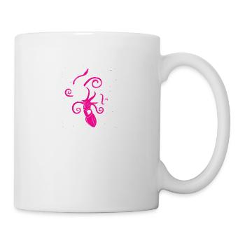 Squid vs Space Shuttle - Mug blanc - blanc - Droite