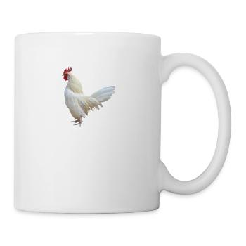 coq de poulet de poulet coq - Mug blanc - blanc - Droite