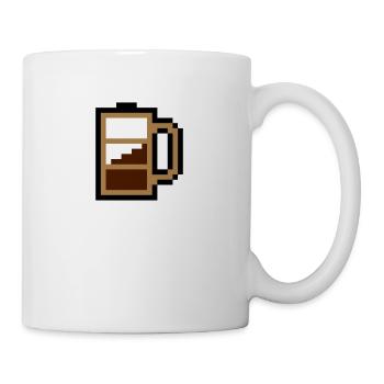 Batterie / Kaffee - Tasse - Weiß - Rechts