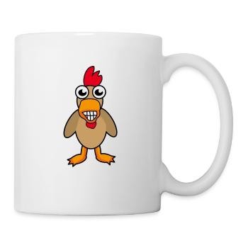 Hahn - Tasse - Weiß - Rechts