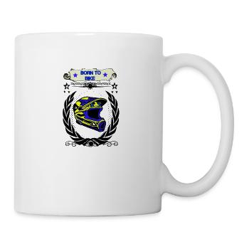 motard - Mug blanc - blanc - Droite