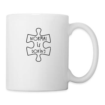 Autismus Puzzle Autismus Awarness Day Geschenk - Tasse - Weiß - Rechts