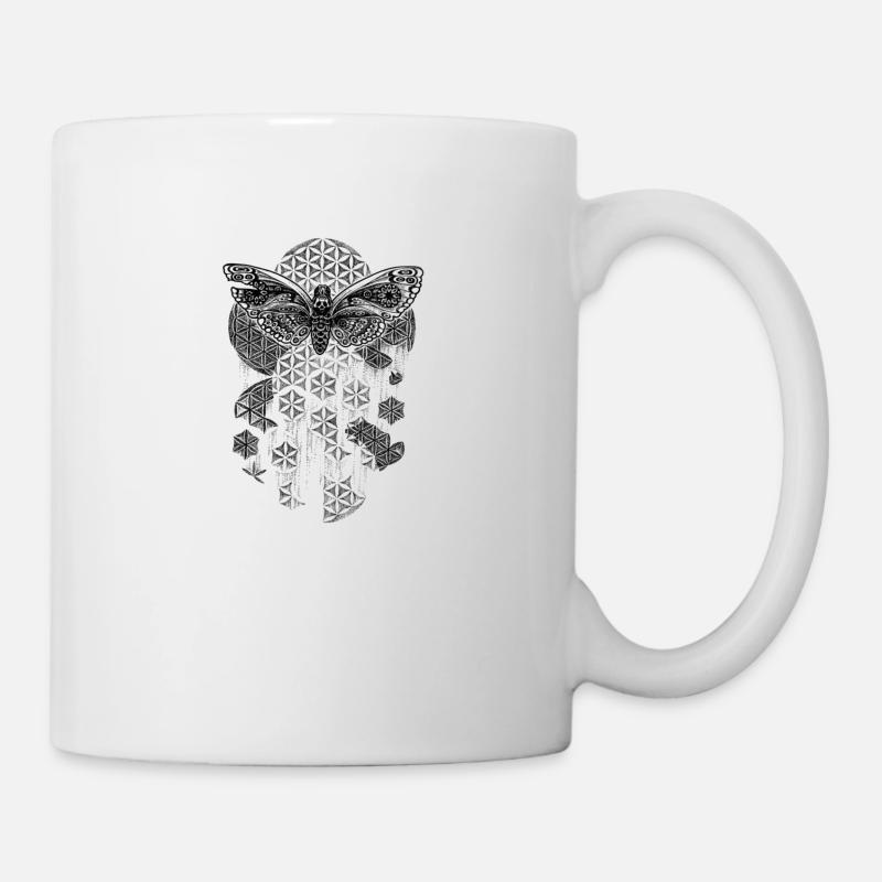Lammblume des Lebens - Tasse - Weiß