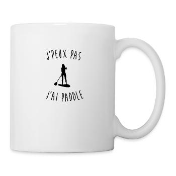J'peux pas j'ai paddle - Mug blanc - blanc - Droite