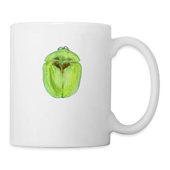 Distel Schildkäfer - Tasse - Weiß - Rechts