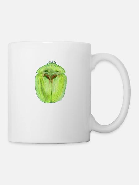 Distel Schildkäfer - Tasse - Weiß