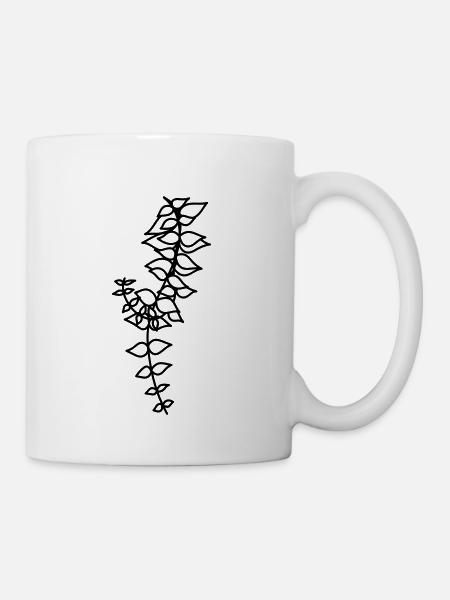Hanging plant 2 - Tasse - Weiß