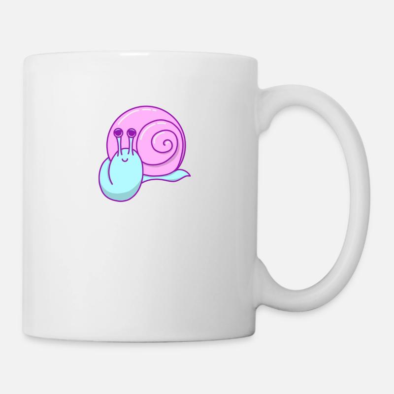 Schnecke - Tasse - Weiß