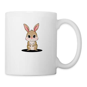 Bunny that conquers hearts - Mug - white - Right