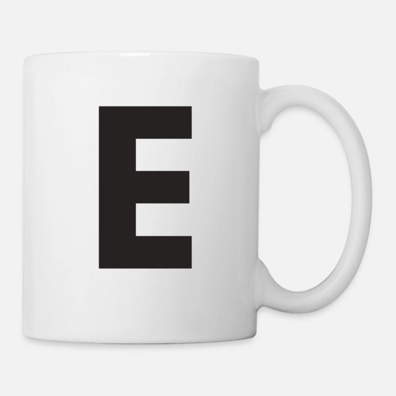 E - Tasse - Weiß