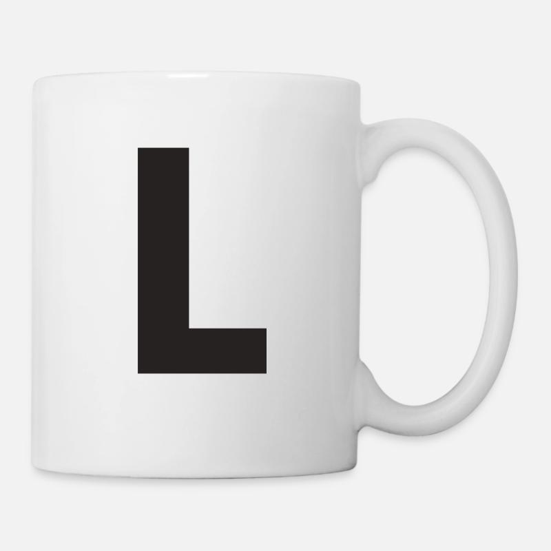 L - Tasse - Weiß