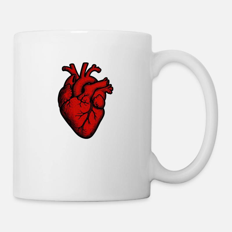 Organe du cœur - Mug blanc - blanc